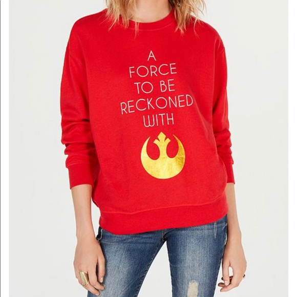 Red Star Wars rebellion sweatshirt - Picture 1 of 6